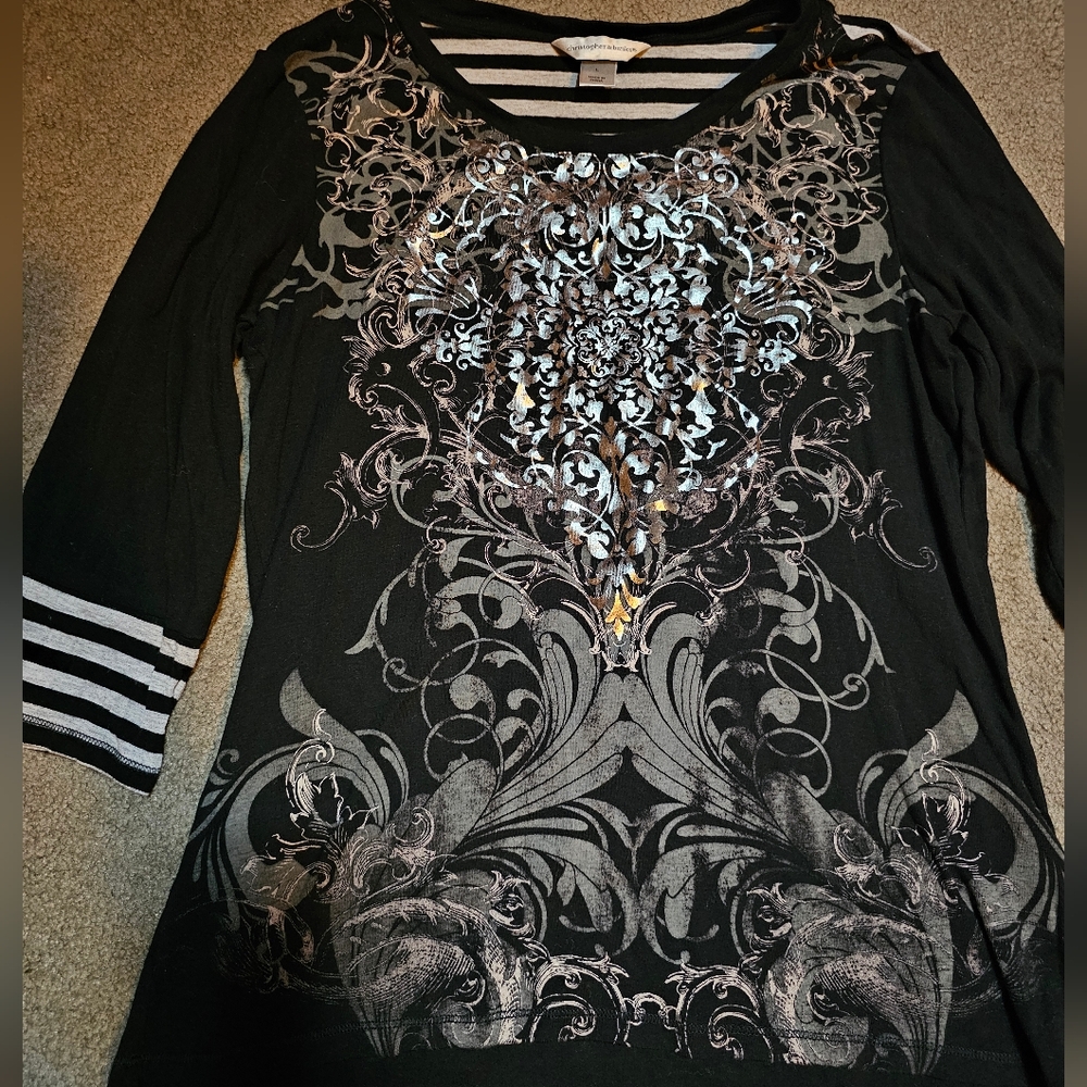 Christopher banks 3 quarter sleeve size L